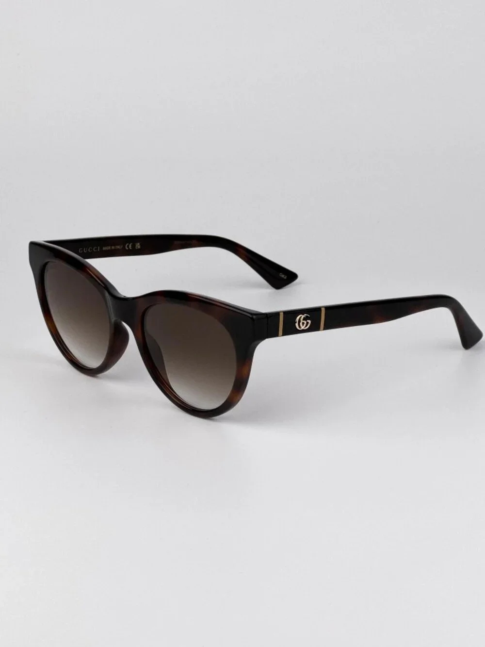 GUCCI GG0763S 002 HAVANA CAT EYE SUNGLASSES